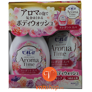 Sữa tắm Aroma Time Nhật Bản - set 2 (hộp nhựa)
