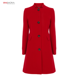 Áo khoác dạ nữ Coast dáng dài mầu đỏ