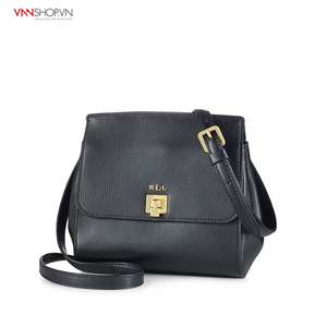 Túi xách nữ mini Ralph Lauren mầu đen, dây đeo vai