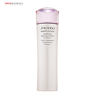 Nước dưỡng trắng da Shiseido White Lucent Brightening Balancing Softener Enriched W (da thường đến da khô), 150ml