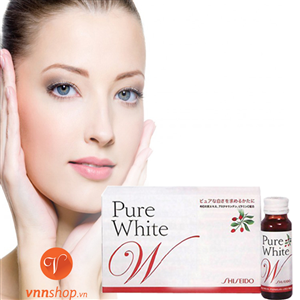 Nước uống làm trắng da, trị nám Shiseido Pure White