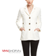 Áo khoác dạ nữ Dani Collection mầu trắng ngà